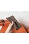 Hermes Taupe Clemence Bearn Gusset Wallet Replica