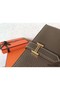 Hermes Taupe Clemence Bearn Gusset Wallet Replica