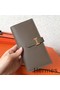 Hermes Taupe Epsom Bearn Gusset Wallet Replica