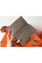 Hermes Taupe Epsom Bearn Gusset Wallet Replica