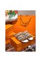 Hermes Thalassa Sandals In Brown/White Lambskin Replica