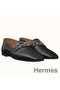 Hermes Time Loafers In Black Goatskin Replica