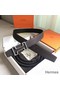 Hermes Tonight 38MM Reversible Belt In Cafe Clemence Leather Replica