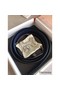 Hermes Tonight 38MM Reversible Belt In Navy/Black Epsom Leather Replica