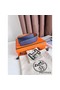 Hermes Tonight Reversible Matte Belt 38MM in Blue and Gold Epsom Calfskin Replica