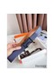 Hermes Tonight Reversible Matte Belt 38MM in Blue and Gold Epsom Calfskin Replica