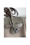 Hermes Touch Birkin 25 Bag In Gris Asphalt Shiny Niloticus Crocodile Skin Replica