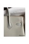 Hermes Touch Birkin 25 Bag in Pearl Grey Togo and Matte Alligator Leather Replica