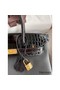 Hermes Touch Birkin 30 Bag In Black Clemence and Shiny Niloticus Crocodile Skin Replica