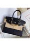 Hermes Touch Birkin 30 Bag In Black Matte Niloticus Crocodile Skin Replica