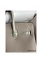 Hermes Touch Birkin 30 Bag In Gris Asphalt Clemence and Shiny Niloticus Crocodile Skin Replica