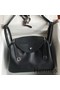 Hermes Touch Lindy 30 Handmade Bag In Black Swift Calfskin Replica