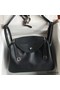 Hermes Touch Lindy 30 Handmade Bag In Black Swift Calfskin Replica