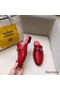 Hermes Trocadero Mules In Red Goatskin Replica