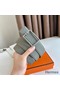 Hermes Tube H Reversible Belt 38MM in Grey Clemence Leather Replica