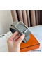 Hermes Tube H Reversible Belt 38MM in Grey Clemence Leather Replica