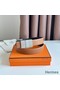 Hermes Typo Reversible Belt 32MM in Gold Epsom Calfskin Replica