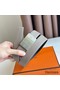 Hermes Typo Reversible Belt 32MM in Grey Epsom Calfskin Replica