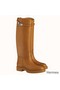 Hermes Variation Boots In Brown Calfskin Replica