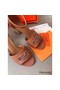 Hermes Viaggio 60MM Sandals In Brown Leather Replica