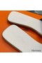 Hermes View Sandals In White Calfskin leather Replica