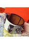 Hermes White Crocodile Collier de Chien Bracelet Size S Replica