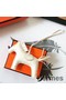 Hermes White Rodeo Horse Bag Charm Replica