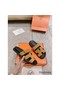 Hermes Women's Chypre Sandals In Brown Suede Calfskin Replica