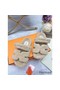 Hermes Women's Chypre Sandals In Off White Shearling Replica