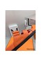 Hermes Women's Chypre Sandals In Orange Epsom Calfskin Replica