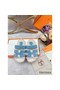 Hermes Women's Chypre Sandals in Blue Suede with Shearling Replica