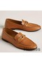 Hermes Women's Colette Loafers in Brown Leather Replica