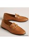 Hermes Women's Colette Loafers in Brown Leather Replica
