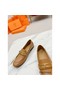 Hermes Women's Colette Loafers in Brown Leather Replica