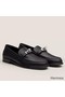 Hermes Women's Destin Loafers in Black Leather Replica