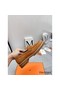 Hermes Women's Faubourg Loafers in Brown Suede Leather Replica