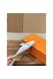 Hermes Women's Oz Mules in White Calfskin Replica