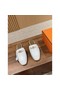 Hermes Women's Oz Mules in White Calfskin Replica