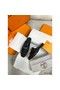 Hermes Women's Oz Mules with Fringed in Black Leather Replica