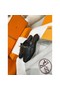 Hermes Women's Oz Mules with Fringed in Black Leather Replica