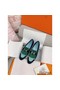 Hermes Women's Royal Loafers in Multicolor Suede Leather Replica