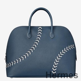 Hermes Blue Malte Bolide 1923 45 Baseball Bag