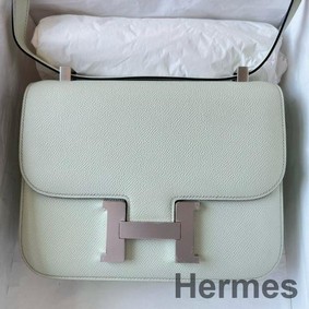Hermes Constance 1-24 Mirror Bag In Vert Fizz Epsom Calfskin